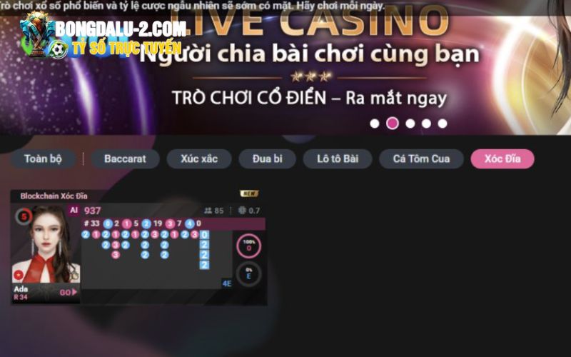 Hướng dẫn chung cách chơi Xóc đĩa live GVUI
